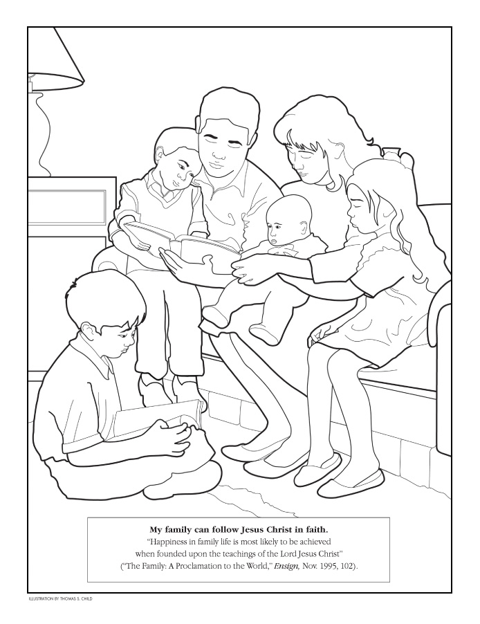 Primarily inclined coloring pages from ldsorg