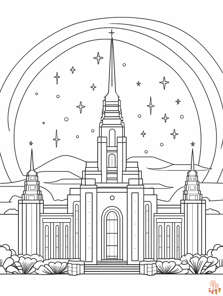 Discover the beauty of lds temple coloring pages for kids