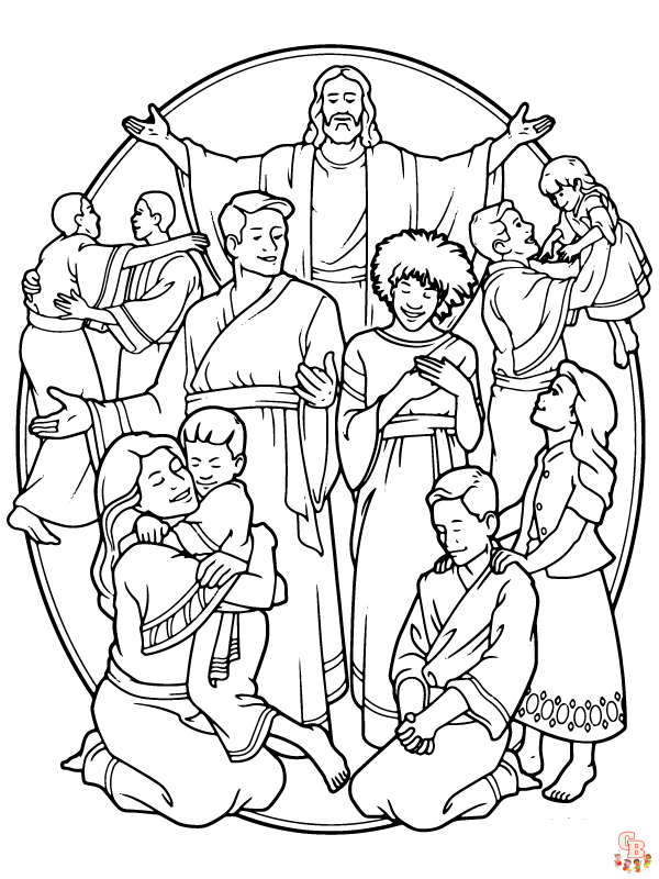 Discover inspirational lds coloring pages for kids and adults