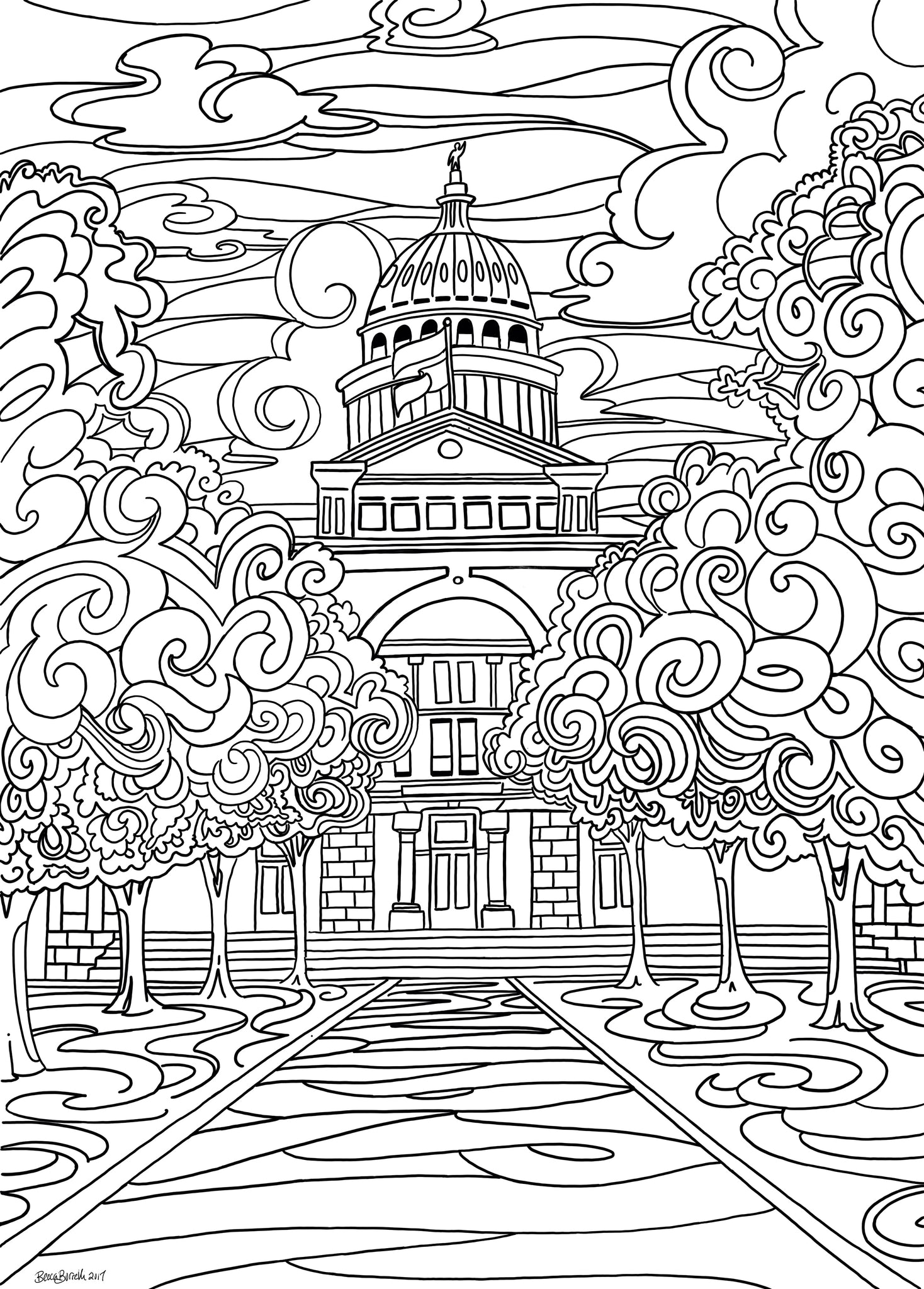 Onheart coloring page by illustrations