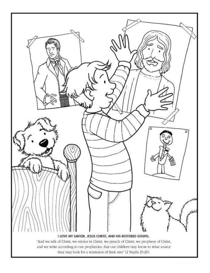 Lds coloring pages printable for free download