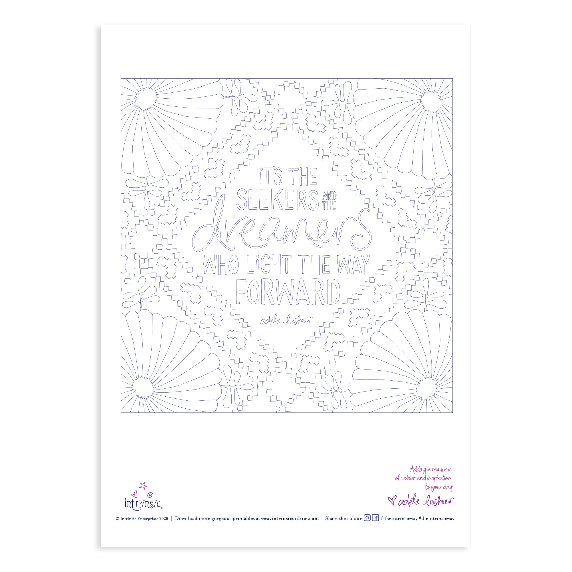 Intrinsic colouring printables
