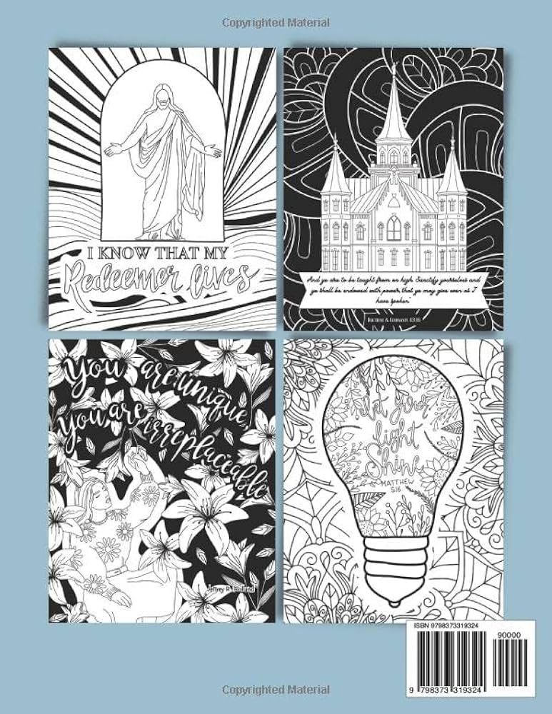 Adult coloring book for latter