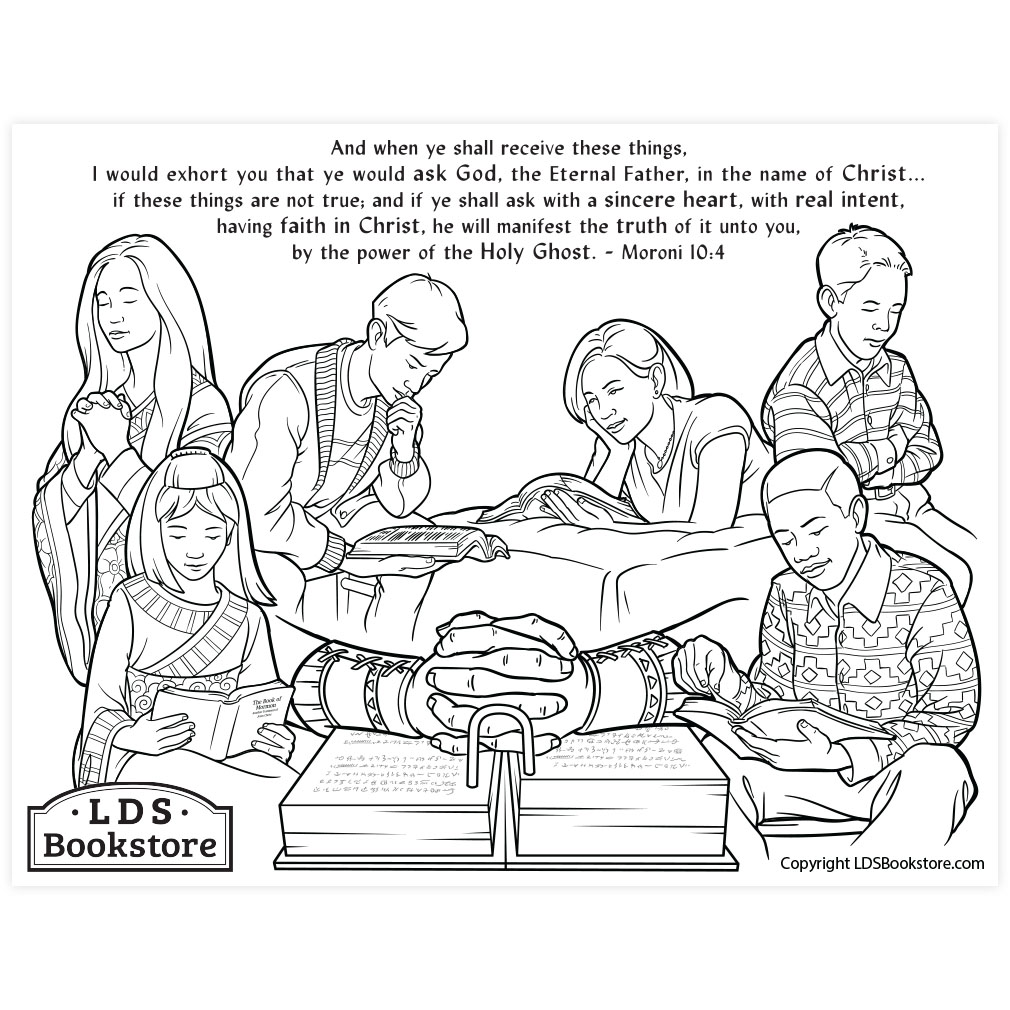 When ye shall receive these things coloring page