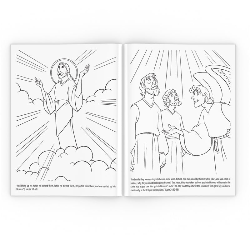 Triumph of jesus coloring book glorious mysteries of the rosary â holy heroes