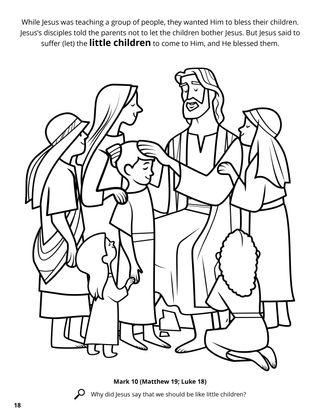 New testament coloring book