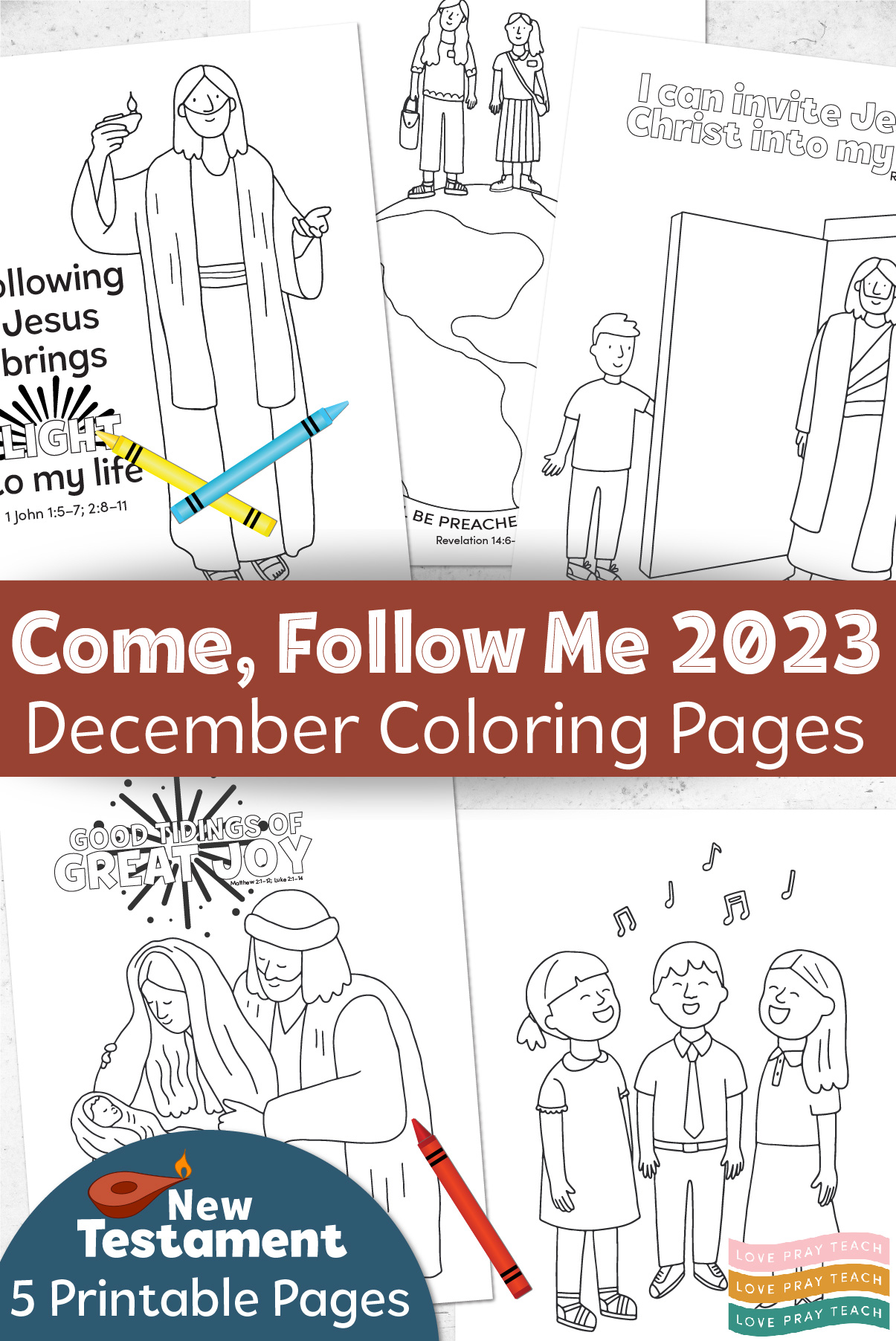 E follow me coloring pages