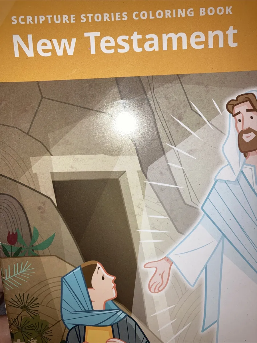 Scripture new testament coloring book stories