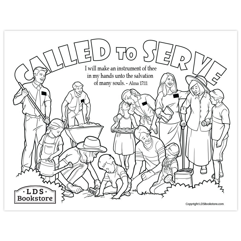 I will make an instrument of thee book of mormon coloring page