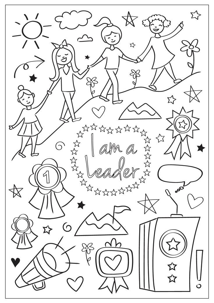 Free coloring page for girls kids coloring books free coloring pages girl scout activities