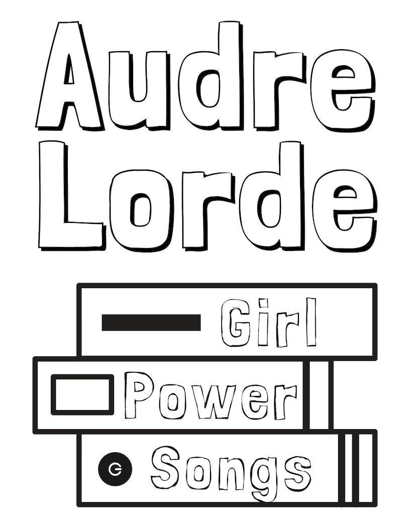 Digital coloring book of black women who changed the world â girl power songs black women who changed the world