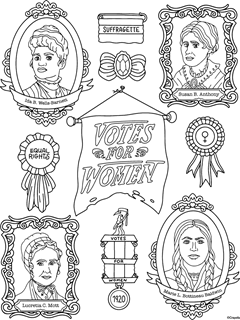 Leaders famous people free coloring pages