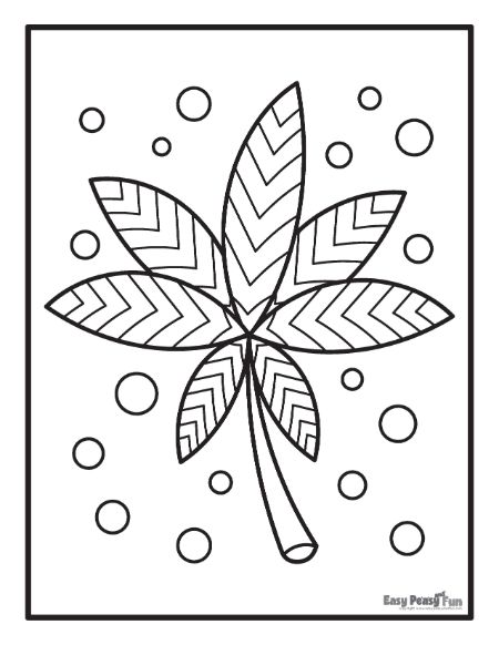 Printable leaf coloring pages â sheets