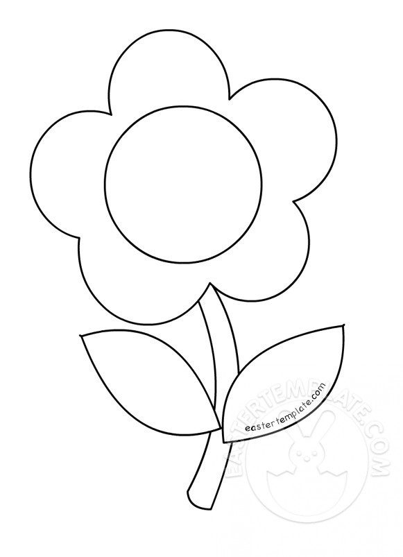 Flower stem coloring page