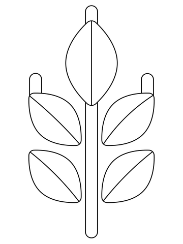 Wheat coloring page free printable coloring pages