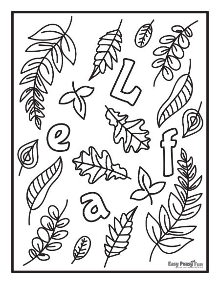 Printable leaf coloring pages â sheets