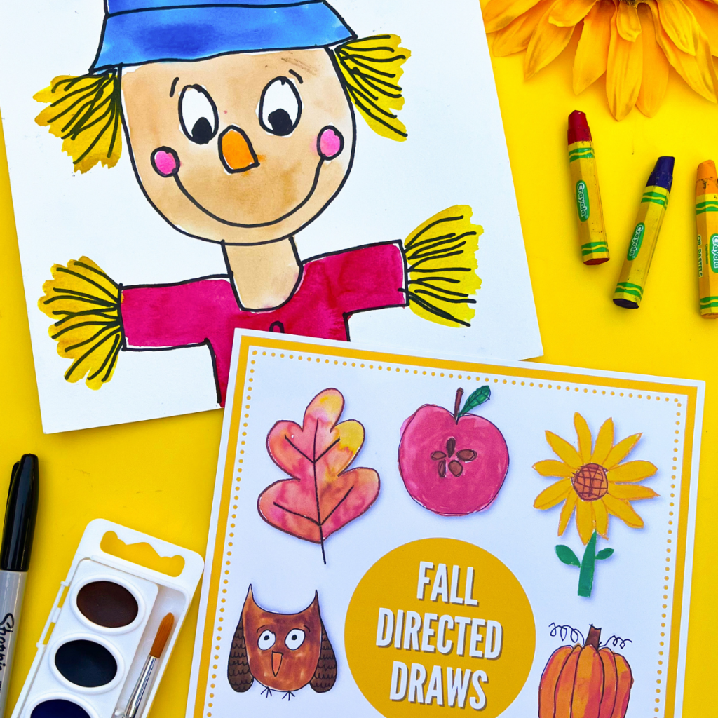 Fall directed draws for kids