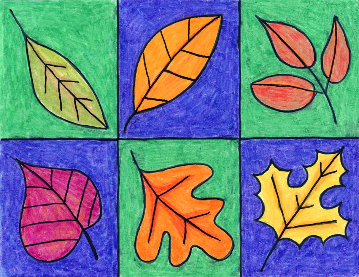 Easy how to draw a leaf tutorials with leaf drawing video coloring page