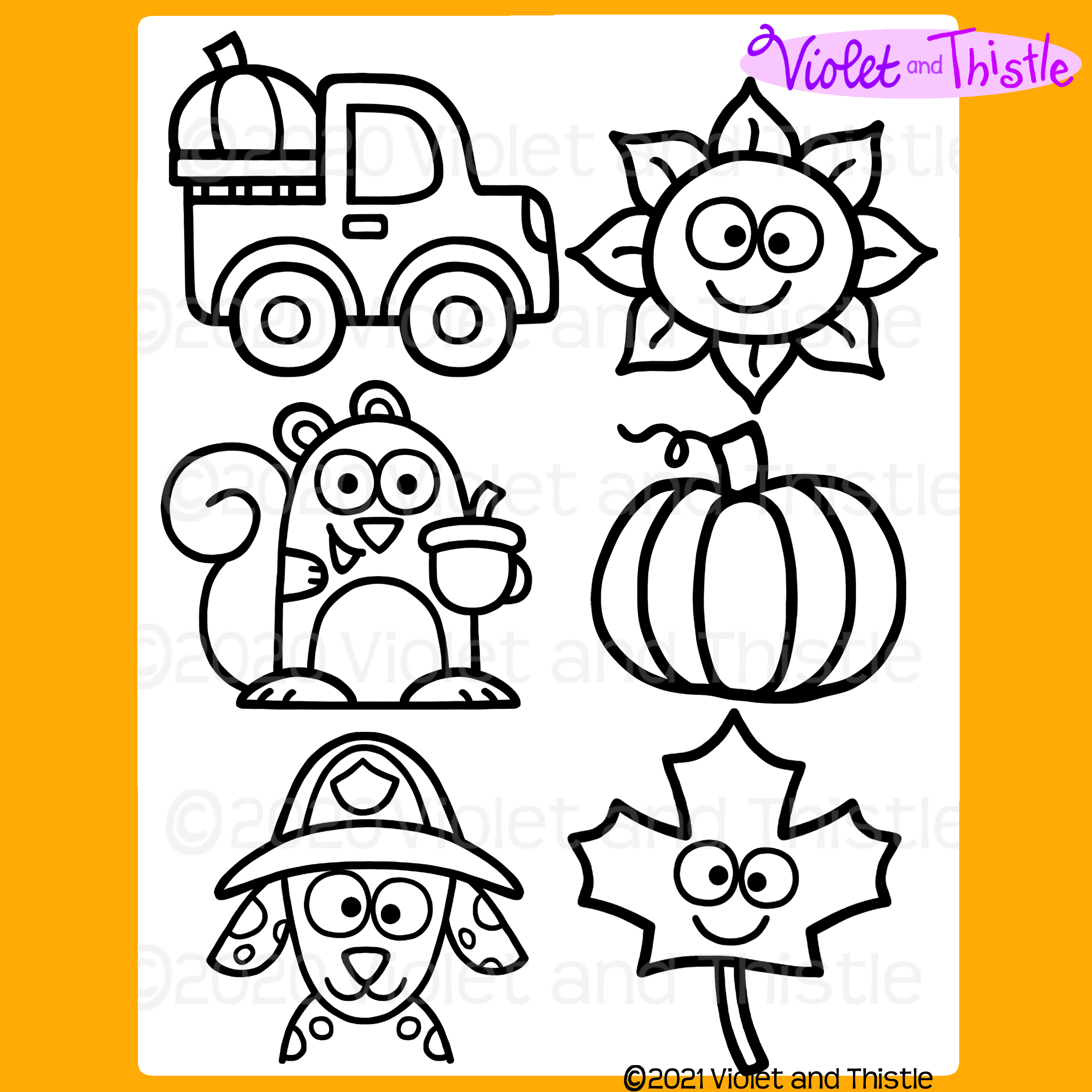Directed drawing october fall pumpkin truck leaf squirrel dog learn how to draw step by step guide made by teachers
