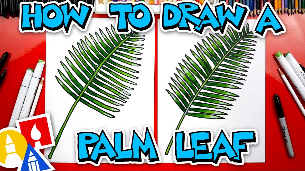 How to draw a pal leaf
