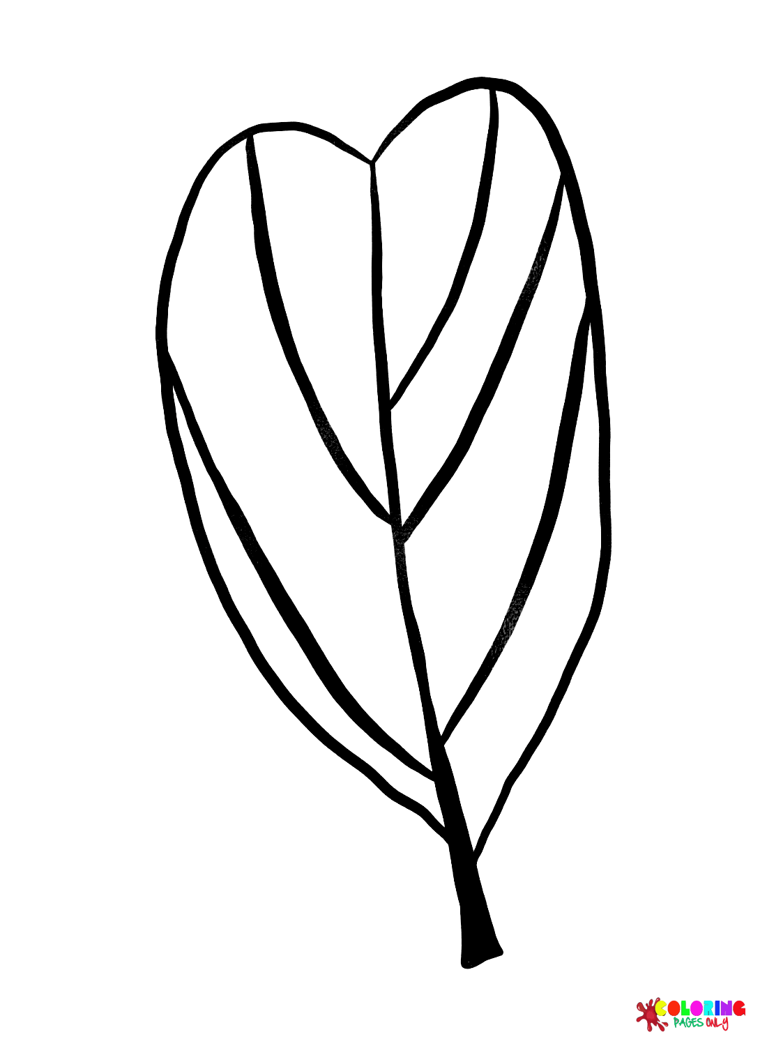 Leaves coloring pages printable for free download