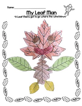 Leaf man activity read aloud by mr adams edventures tpt