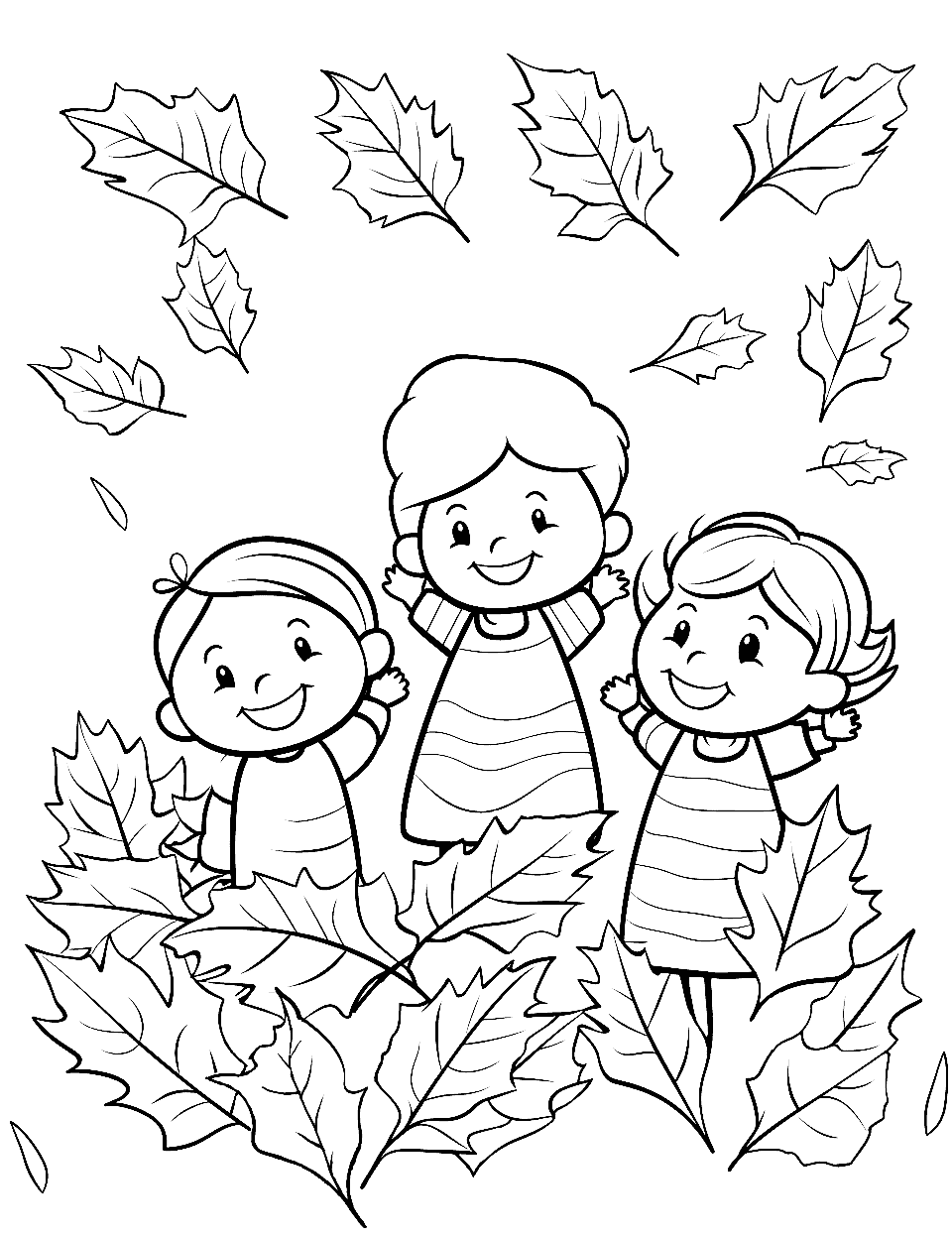 Fall coloring pages free printable sheets