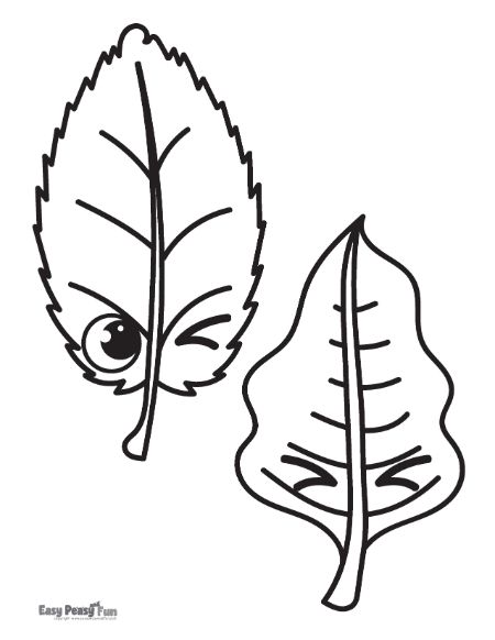 Printable leaf coloring pages â sheets