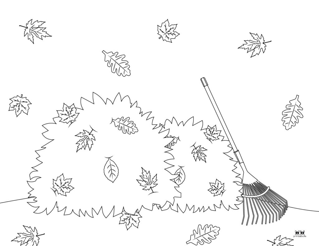 Leaf outlines templates coloring pages