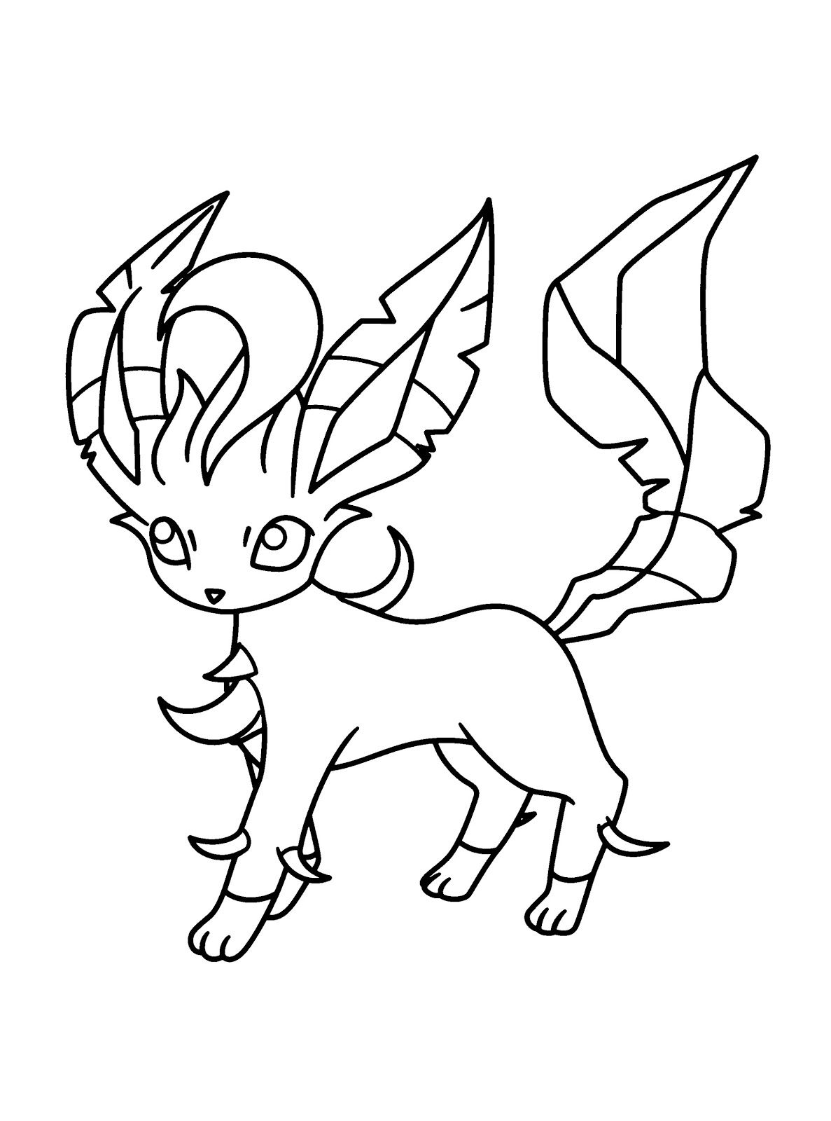 Printable leafeon coloring pages pokemon coloring pages pokemon coloring pokemon coloring sheets