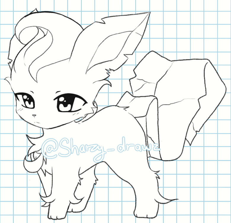 Transparent leafeon base