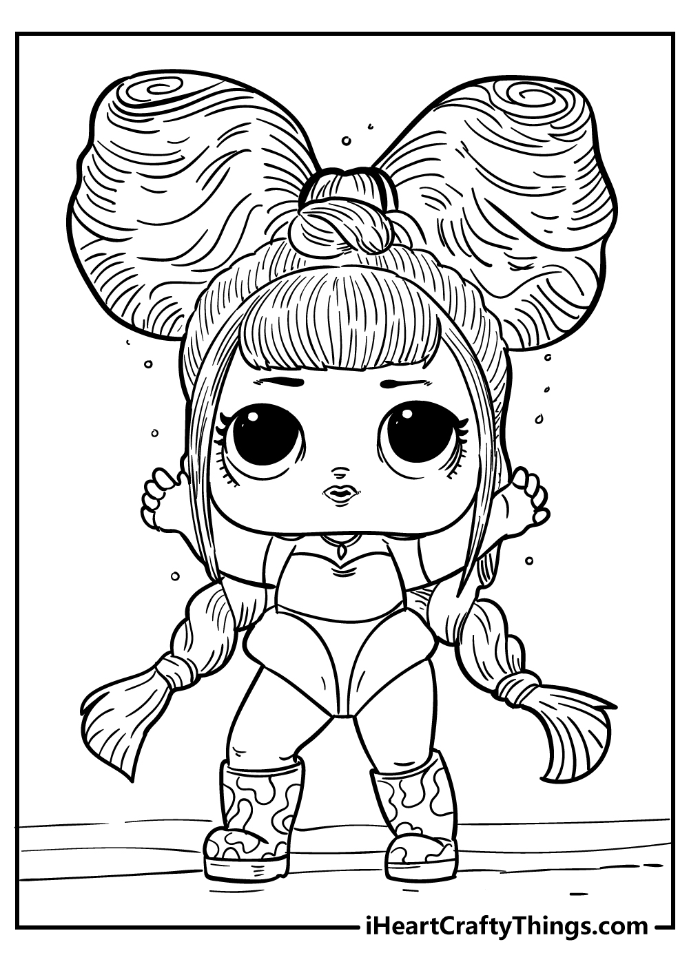 Lol doll coloring pages free printables