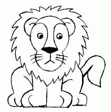 Leão para colorir pintar e imprimir lion coloring pages cartoon elephant drawing elephant coloring page