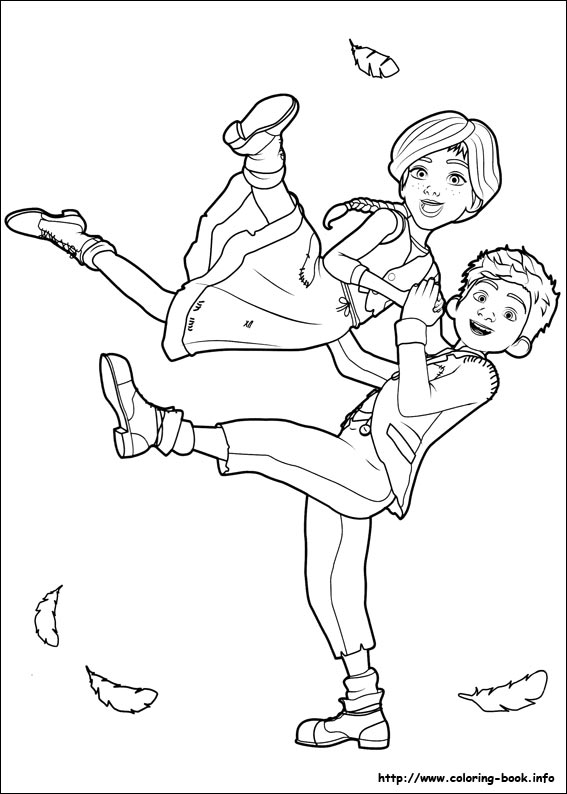 Leap coloring picture