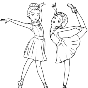 Ballerina coloring pages printable for free download