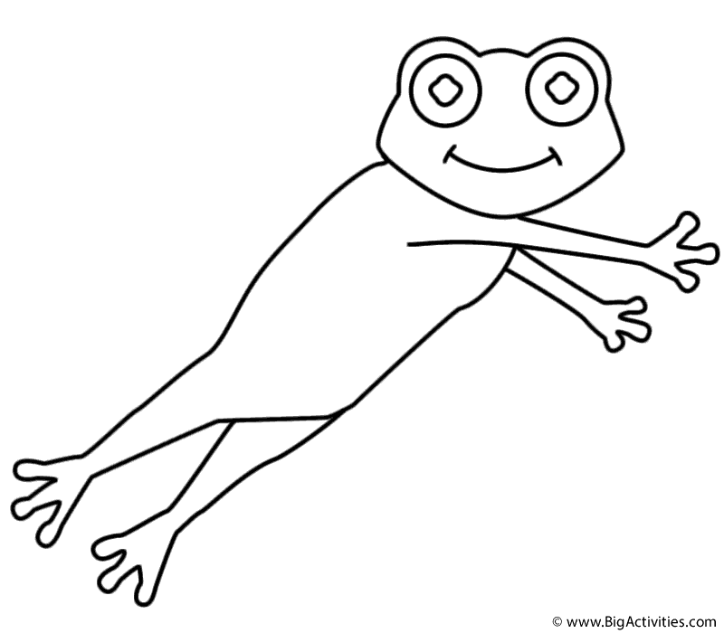 Leaping frog