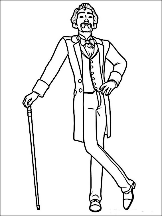 Printable coloring pages leap