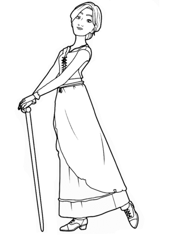 Odette from leap coloring page free printable coloring pages