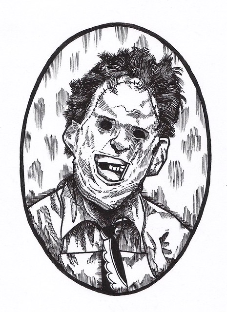 Leatherface pretty dern pleased with how this sketch i staâ