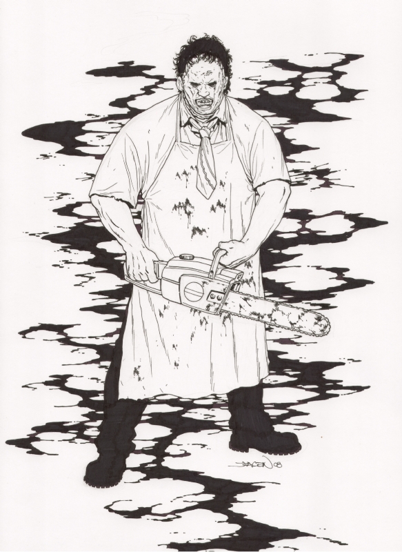 Leatherface by jacen burrows in paul greers various published and non