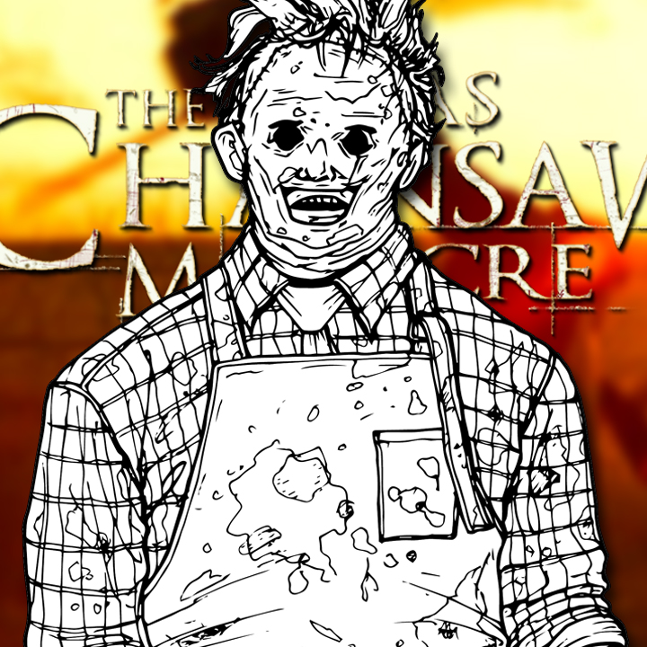 How to draw leatherface the texas chainsaw massacre drawing tutorial