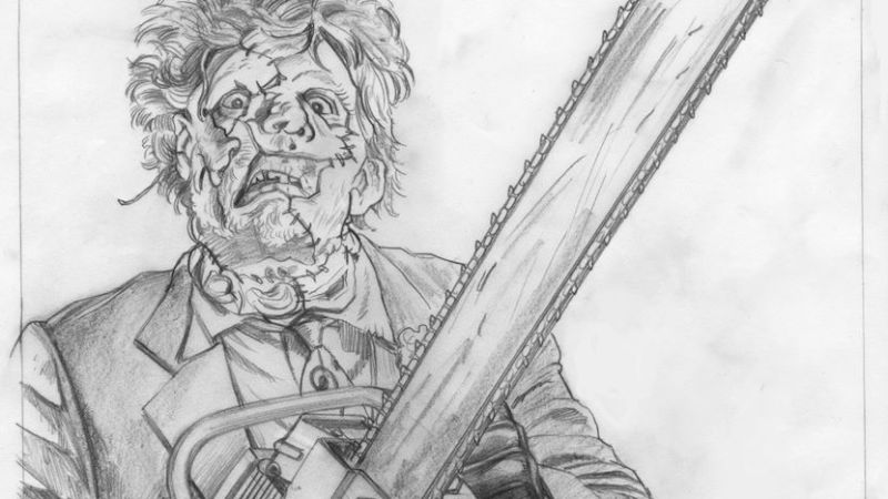 Texas chainsaw massacre leatherface packaging art preview