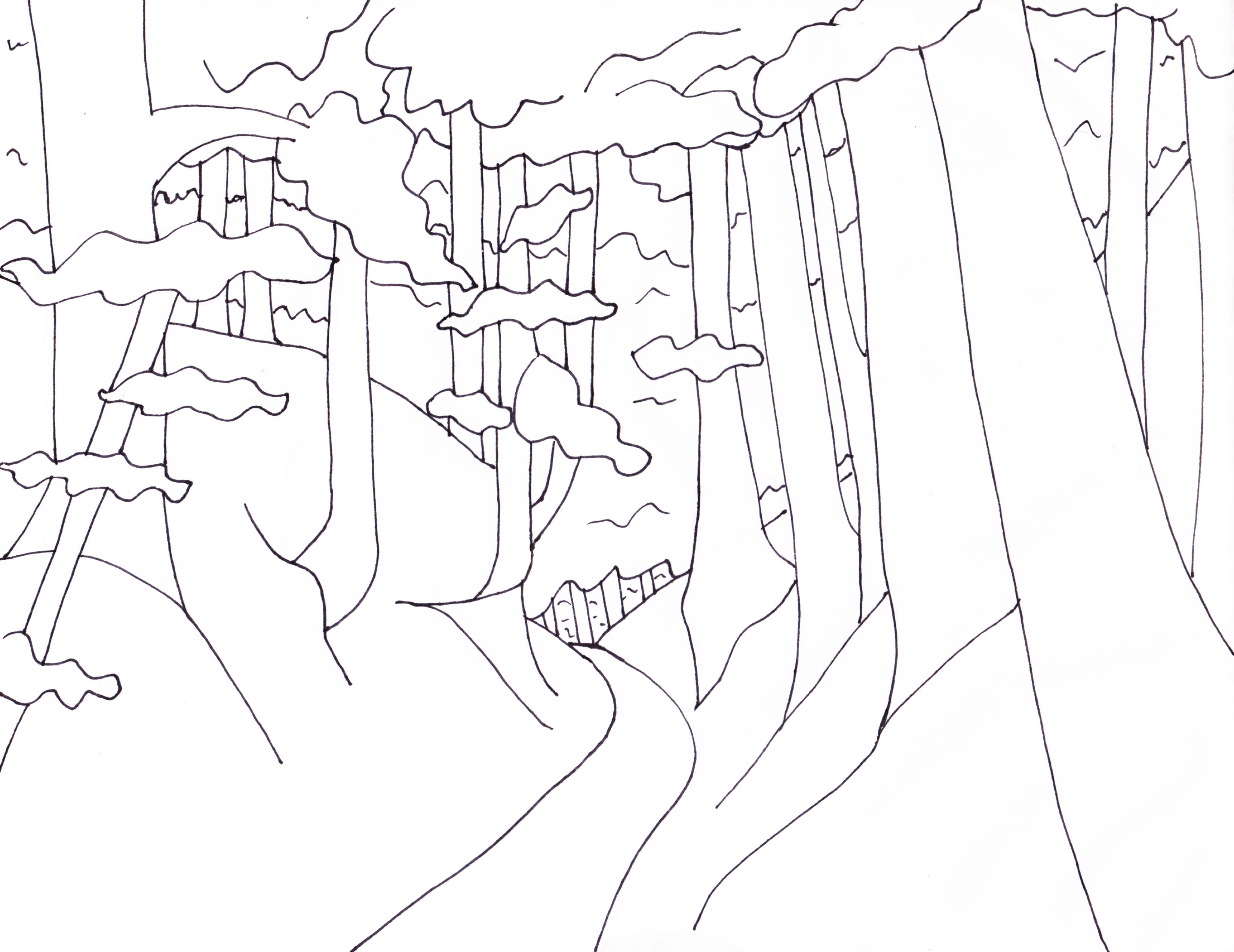 Natchez trace parkway coloring pages