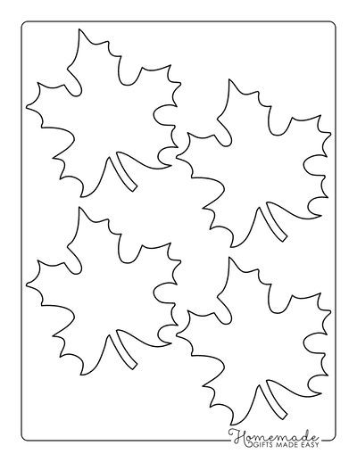 Free leaf templates