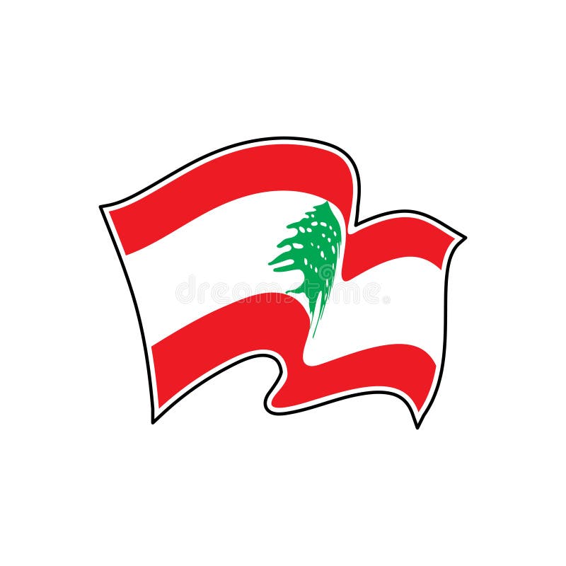 Flag lebanon stock illustrations â flag lebanon stock illustrations vectors clipart