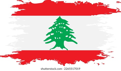 Lebanon flag butterfly stock vector royalty free