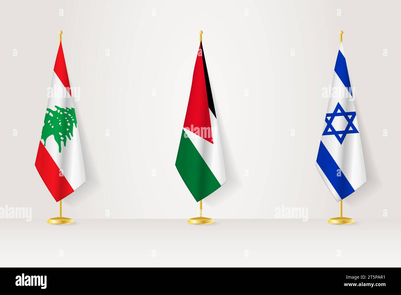 Jordan lebanon flag hi