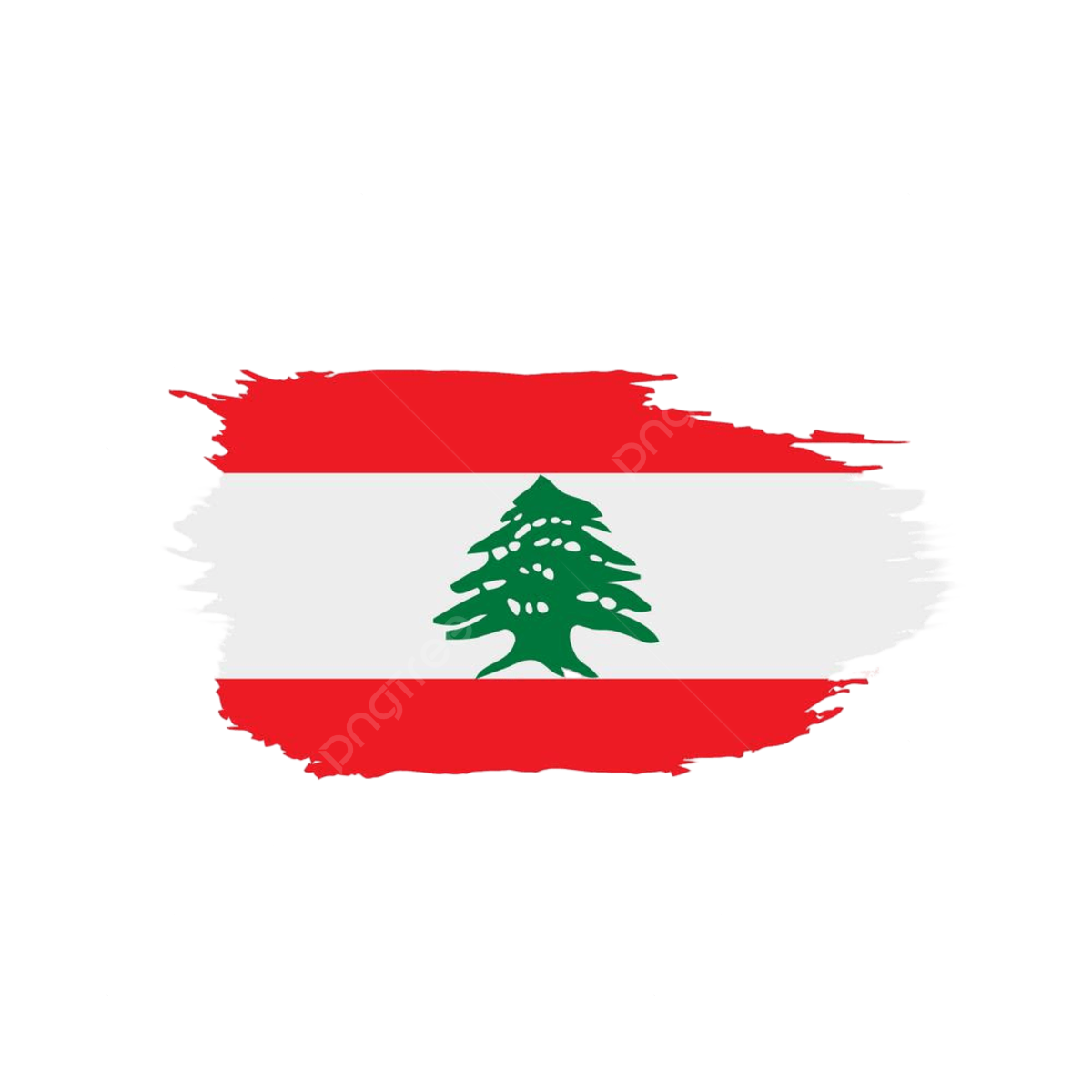 Lebanese flag vector hd images lebanese flag lebanon vector illustration national lebanese band png image for free download