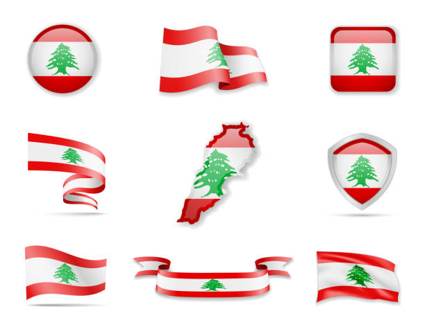 Flag lebanon lebanese culture map stock photos pictures royalty
