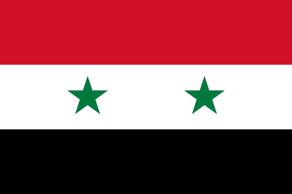 Flag of syria image and meaning syrian flag